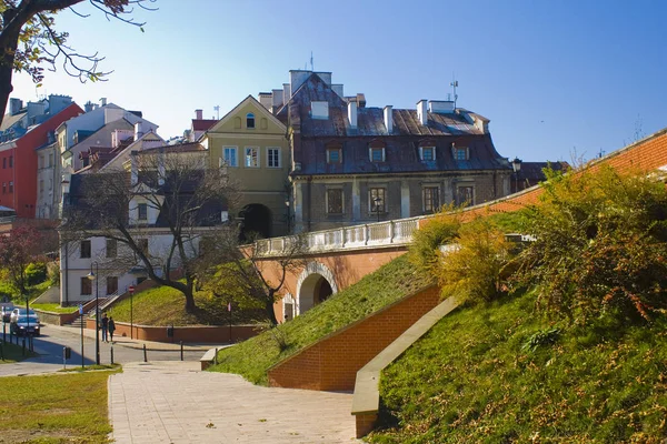 Lublin Pologne Octobre 2018 Vue Vieille Ville Depuis Castle Hill — Photo