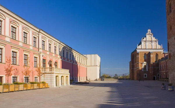 Lublin Polska Października 2018 Dziedziniec Zamku Królewskiego Lublin Lublinie — Zdjęcie stockowe