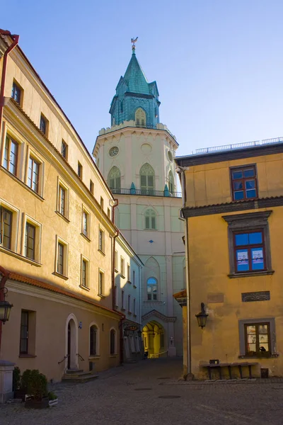 Lublin Polonia Ottobre 2018 Torre Trinitaria Nel Centro Storico Lublino — Foto Stock