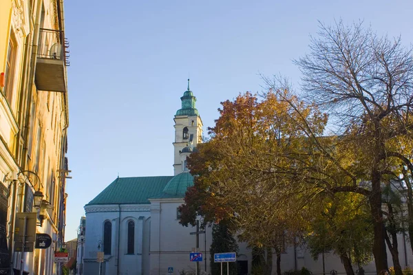 Lublin Polônia Outubro 2018 Igreja Lublin — Fotografia de Stock