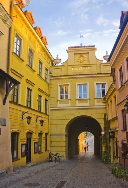 Lublin Polónia Outubro 2018 Portão Grodzka Cidade Velha Lublin — Fotografia de Stock