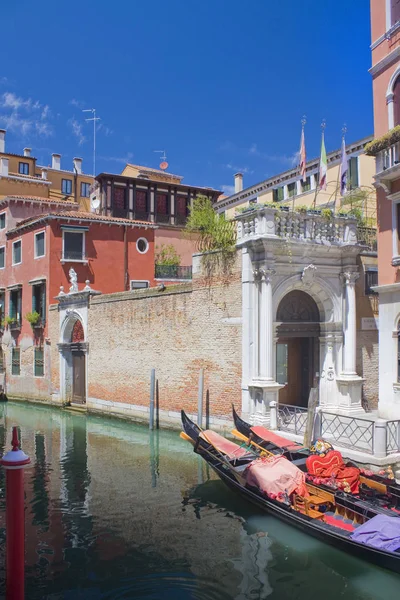 Veneza Itália Outubro 2017 Canal Romântico Veneza Itália — Fotografia de Stock