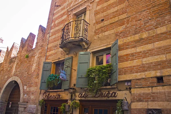 Verona Italien Juni 2018 Romeos Haus Casa Romeo Verona — Stockfoto