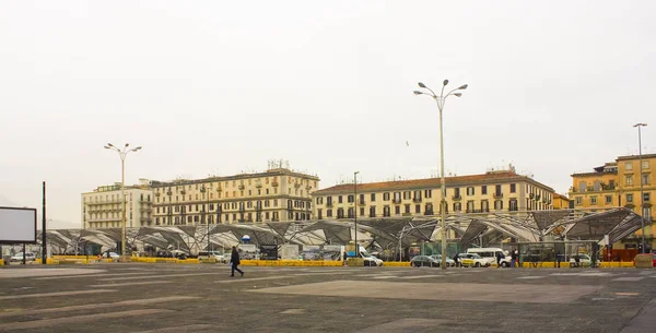 Nápoles Italia Marzo 2018 Vista Plaza Garibaldi Nápoles — Foto de Stock