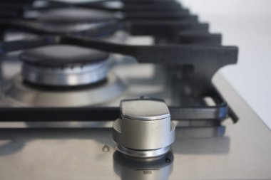 Gaz soba ayarlama topuz yakın çekim