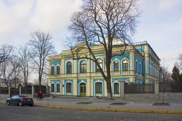 Kiev Ucraina Febbraio 2019 Vecchia Villa Institutskaya Kiev — Foto Stock