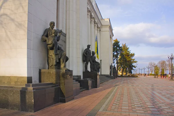Κίεβο Ουκρανία Φεβρουαρίου 2019 Κοινοβούλιο Κτίριο Της Ουκρανίας Verkhovna Rada — Φωτογραφία Αρχείου