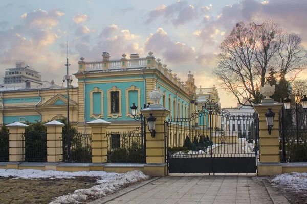 Kyiv Ukraine Februar 2019 Berühmter Mariinsky Palast Kyiv Ukraine — Stockfoto