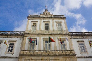 Coimbra, Portekiz - 1 Mart 2019: Town Hall Coimbra