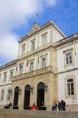 Coimbra, Portekiz - 1 Mart 2019: Town Hall Coimbra