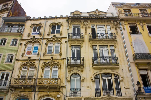 Coimbra Portugal March 2019 Ancient Houses Old Lower Town Coimbra — Stock Photo, Image