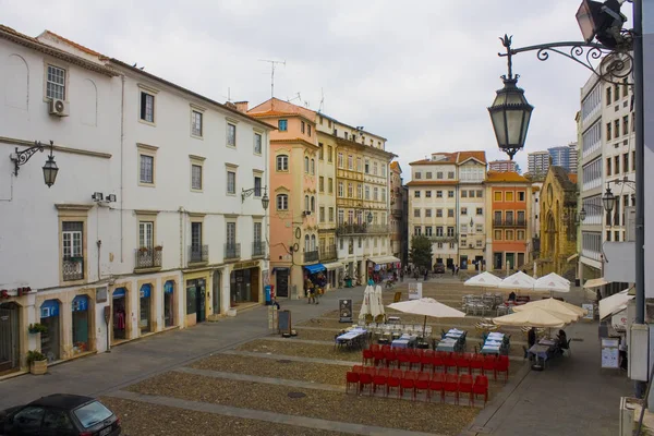 Coimbra Portekiz Mart 2019 Praça Comercio Coimbra Eski Kasaba Meydanında — Stok fotoğraf