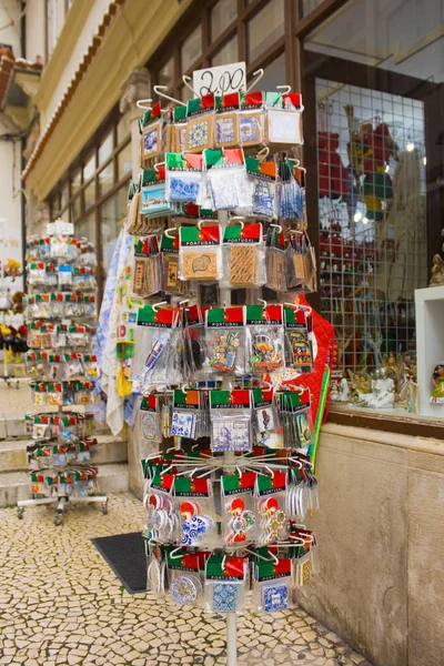 Coimbra Португалія Березня 2019 Традиційні Португальські Сувеніри Продаж Виставлені Старому — стокове фото