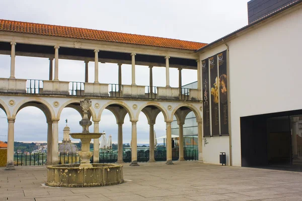 Coimbra Portugal Março 2019 Pátio Interno Museu Nacional Machado Castro — Fotografia de Stock