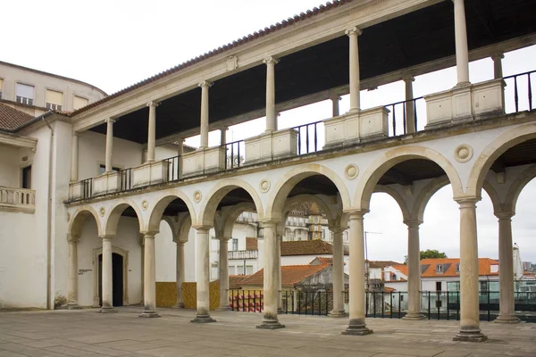 Coimbra Portugal Março 2019 Pátio Interno Museu Nacional Machado Castro — Fotografia de Stock