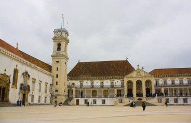 Coimbra, Portekiz - 1 Mart 2019: Ünlü Coimbra Üniversitesi