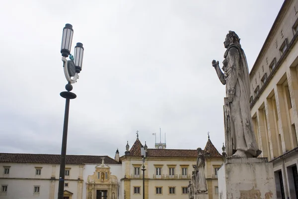 Coimbra Portugal Marzo 2019 Estatua Safo Frente Facultade Letras Universidad — Foto de Stock