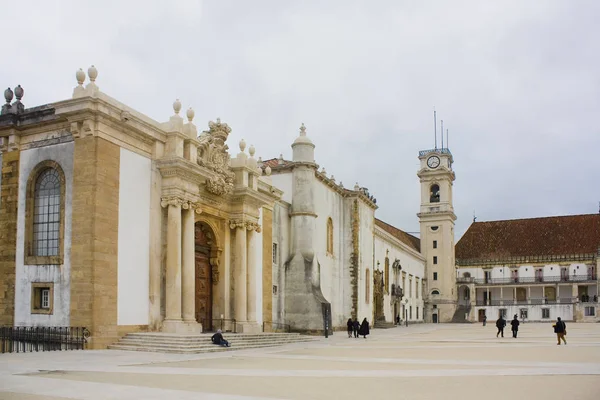 Coimbra Portugal Março 2019 Biblioteca Antiga Universidade Coimbra — Fotografia de Stock