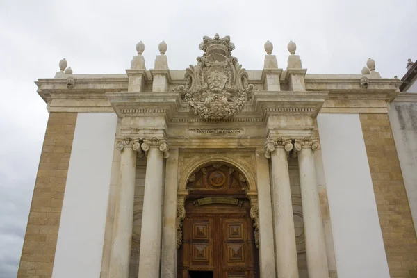 Coimbra Portugal Maart 2019 Deur Van Oude Bibliotheek Aan Universiteit — Stockfoto