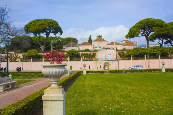 Λισαβόνα Πορτογαλία Μαρτίου 2019 Άποψη Του Belem Palace Εθνικό Παλάτι — Φωτογραφία Αρχείου