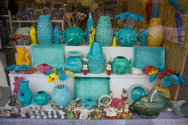 Lizbona Portugalia Marca 2019 Urządzone Lokalnych Ceramicznych Ceramiki Tradycyjne Portugalskie — Zdjęcie stockowe