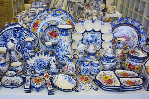 Lizbona Portugalia Marca 2019 Urządzone Lokalnych Ceramicznych Ceramiki Tradycyjne Portugalskie — Zdjęcie stockowe