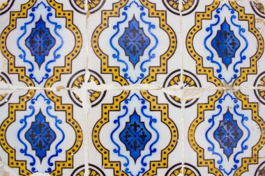 Portekiz renkli azulejos panel