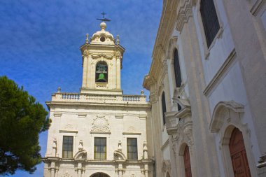 Lizbon, Portekiz - 1 Mart 2019: Lizbon 'da Miradouro yakınlarındaki Graca Kilisesi (Igreja e Convento da Graa)