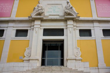 Lisbon, Portekiz - 1 Mart 2019: Ulusal Müzesi Antik Sanat Lizbon