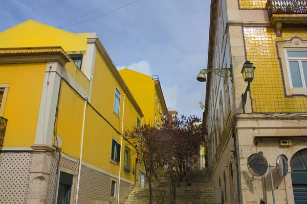 Lisboa Portugal Marzo 2019 Edificios Antiguos Barrio Belem Lisboa — Foto de Stock