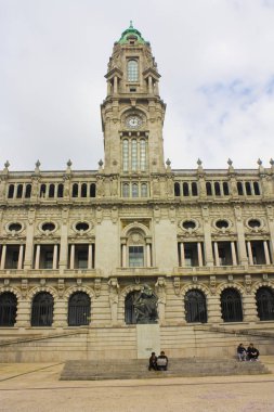 Porto, Portekiz - 3 Mart 2019: Porto Belediye Binası