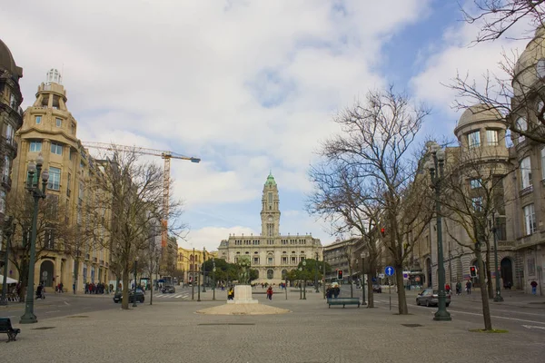 葡萄牙波尔图 2019年3月3日 波尔图市政厅 — 图库照片