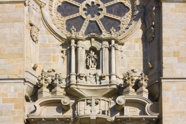 Porto, Portekiz - 3 Mart 2019: Porto Katedrali, parçası (Se do Porto)