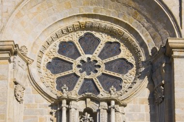 Porto, Portekiz - 3 Mart 2019: Porto Katedrali, parçası (Se do Porto)