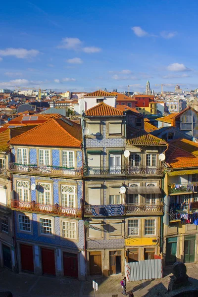 Πόρτο Πορτογαλία Μαρτίου 2019 Πανόραμα Της Παλιάς Πόλης Του Πόρτο — Φωτογραφία Αρχείου