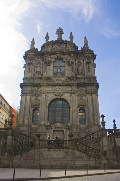 Porto Portugal Marzo 2019 Igreja Torre Dos Clerigos Iglesia Porto —  Fotos de Stock