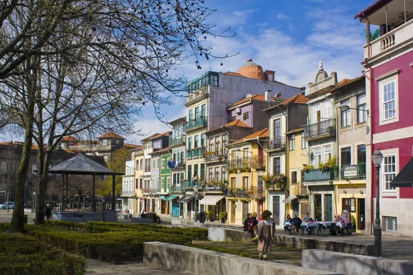 Porto Portugal Marzo 2019 Pintoresca Arquitectura Del Casco Antiguo Oporto — Foto de Stock