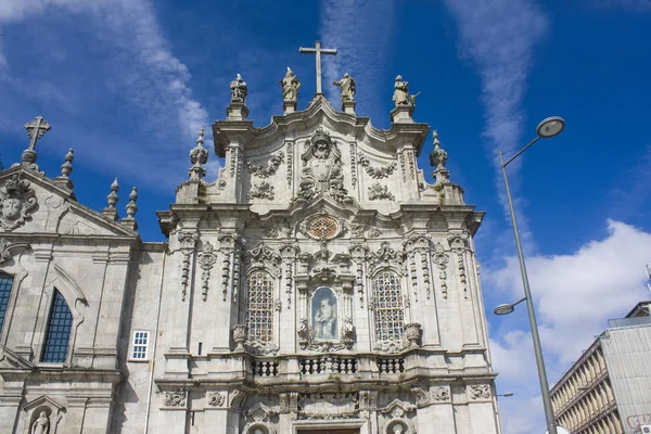 Porto Portugal Março 2019 Igreja Carmo Igreja Carmo Com Belos — Fotografia de Stock