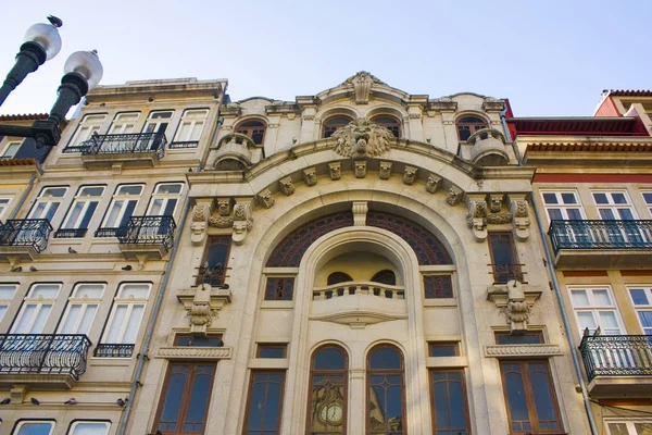 Porto Portogallo Marzo 2019 Bellissimo Vecchio Edificio Nel Centro Storico — Foto Stock