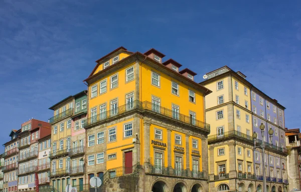 Porto Portugal Março 2019 Arquitetura Praca Ribeira Porto — Fotografia de Stock