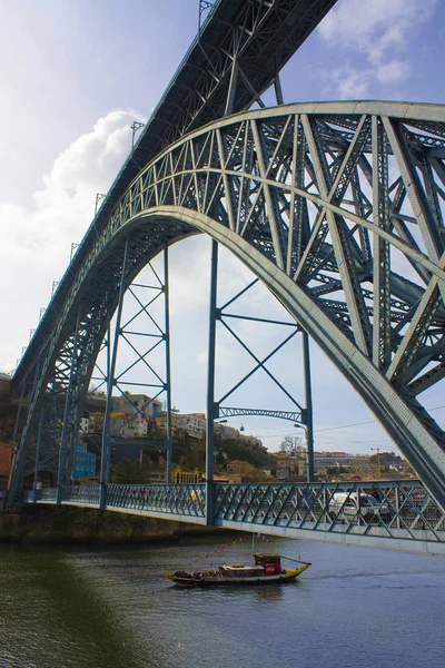 Porto Portugal Marzo 2019 Puente Dom Luis Oporto —  Fotos de Stock