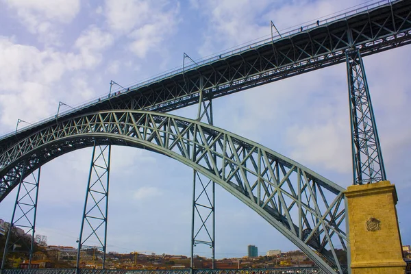 葡萄牙波尔图 2019年3月3日 波尔图的多姆 路易斯一世桥 — 图库照片