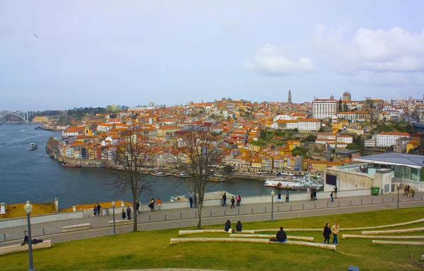 Porto Portugal Maart 2019 Weergave Van Dom Luis Brug Vanaf — Stockfoto