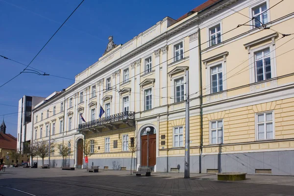 Bratislava Slowakei April 2019 Historisches Gebäude Des Nationalrates Der Slowakischen — Stockfoto