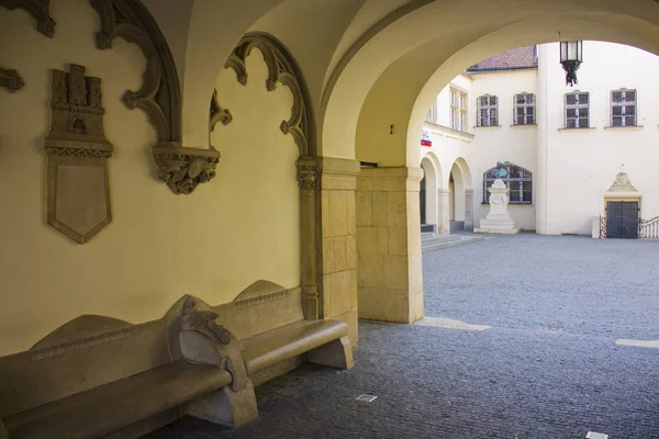 Bratislava Slovacchia Aprile 2019 Cortile Del Municipio Vecchio Museo Civico — Foto Stock