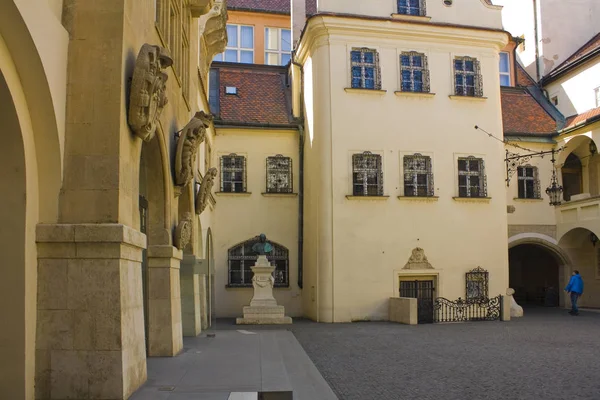 Bratislava Slovacchia Aprile 2019 Cortile Del Municipio Vecchio Museo Civico — Foto Stock