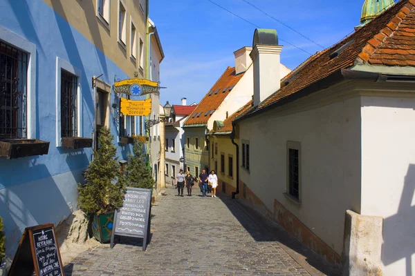 Bratislava Eslováquia Abril 2019 Rua Cidade Velha Bratislava — Fotografia de Stock