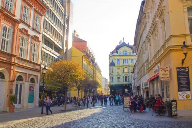 Bratislava, Slovakya-1 Nisan 2019: Bratislava Eski Kent Sokağı