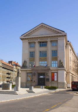 Bratislava, Slovakya - 1 Nisan 2019: Bratislava'daki Slovak Ulusal Müzesi