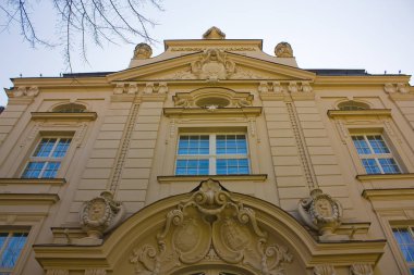 Bratislava, Slovakya-1 Nisan 2019: Slovakya Filarmoni Orkestrası (Reduta Bratislava konser salonu)